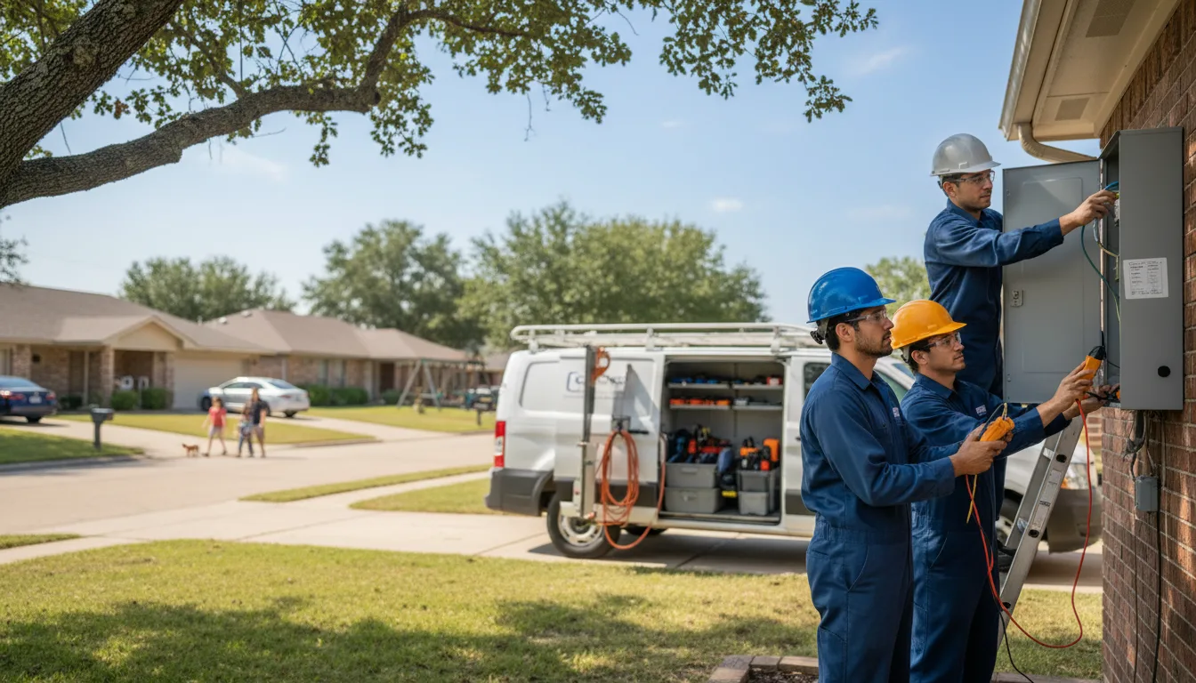Certified electrician providing emergency electrical services in Enterprise, LA